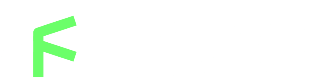 Logo Flora negativa - com cores branca e verde